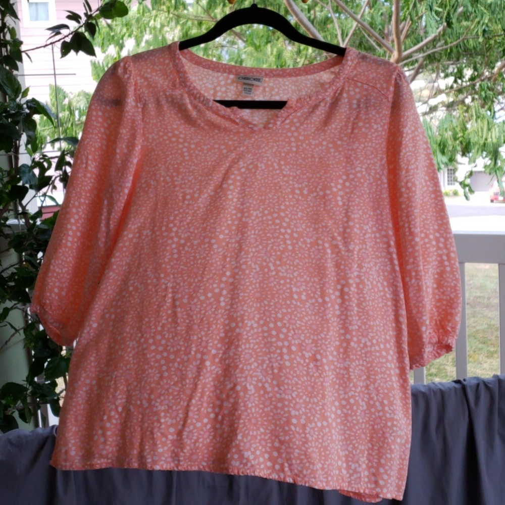 Girls Peach Cherokee SZ 14-16 Shirt